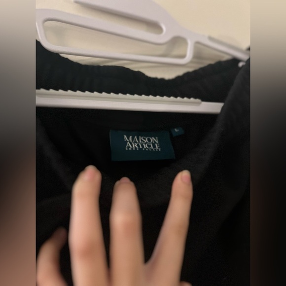 Mason Article Mens Large Black Sweatpants/Joggers - Picture 2 of 2